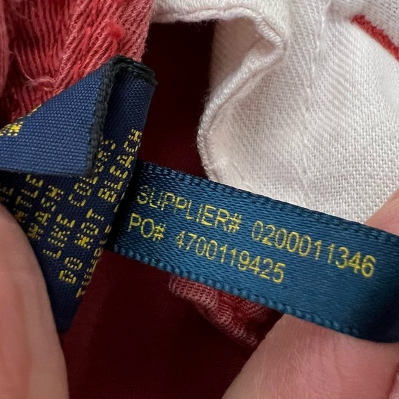 POLO RALPH LAUREN Men's Relaxed fit Medium Red Cotton Flat Front Shorts - Picture 9 of 9